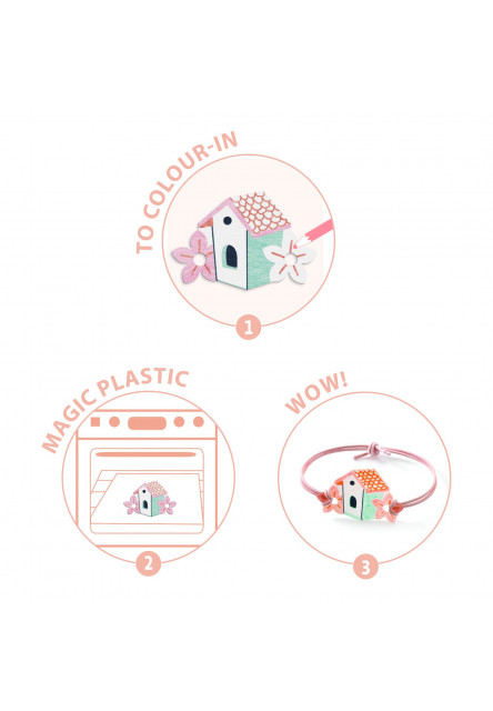 DIY Vyrob si sám Bižuterie Srneček a ptáček