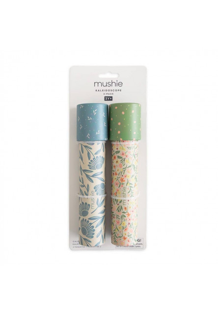 Mushie set dvoch kaleidoskopov – pastel blooms/ blue flowers