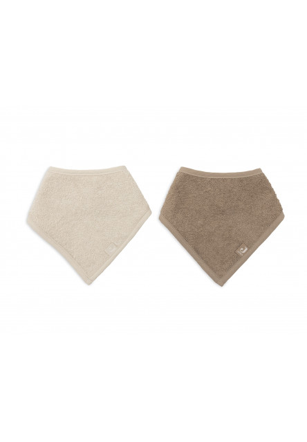 Bryndáček bandana 2ks Sand / Milky Coffee
