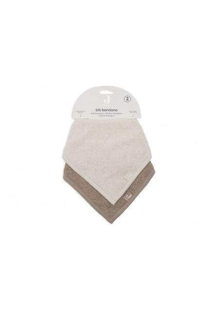Bryndáček bandana 2ks Sand / Milky Coffee