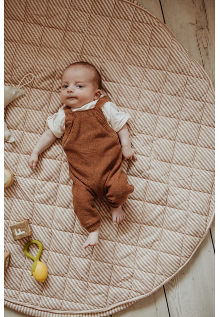 Noomad soft Hrací deka a Vak na hračky Stripes brown