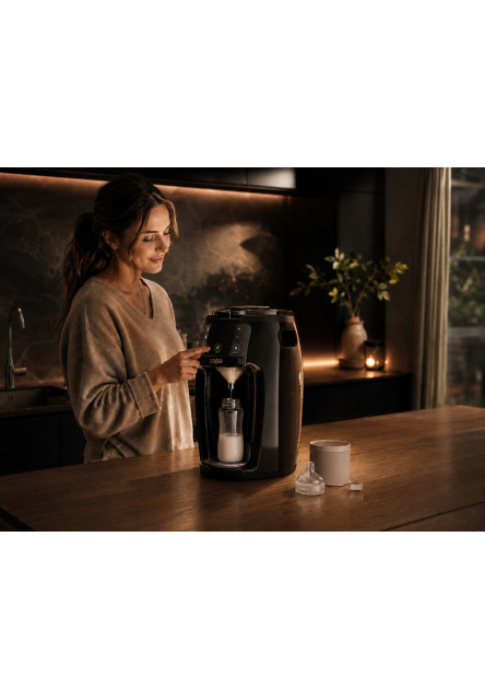 Prístroj na prípravu detského mlieka Babyccino, Black