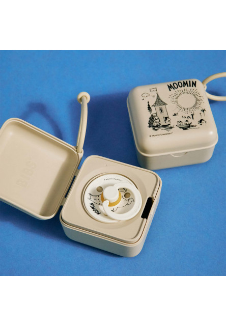 BIBS x Moomin krabička na cumlíky (Vanilla)