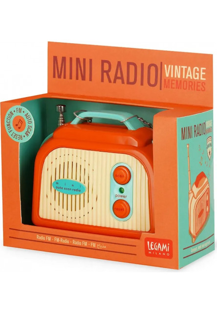 Mini rádio Legami Mini Radio Portable FM