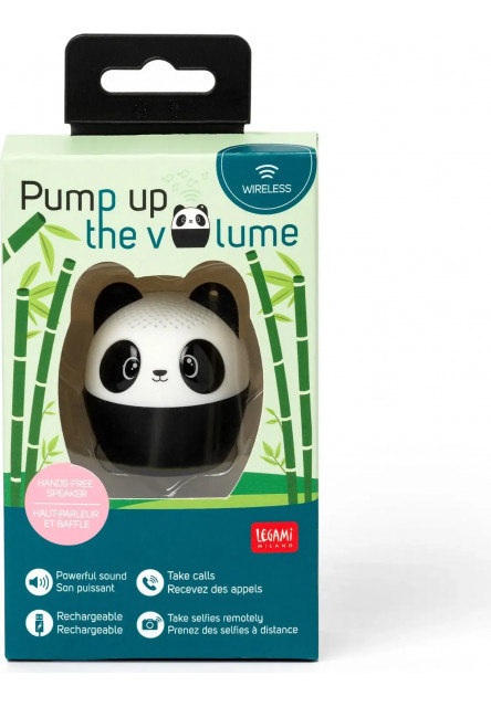 Mini bezdrátový reproduktor Legami Pump Up The Volume Mini Wireless Speaker - Panda