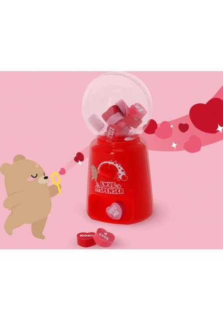 Zásobník mazacích gum Legami Love Dispenser Mini Eraser Dispenser - Heart