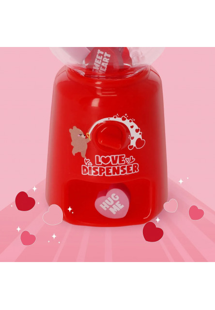 Zásobník mazacích gum Legami Love Dispenser Mini Eraser Dispenser - Heart