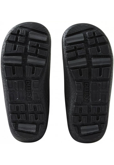 Detské zimné barefoot topánky s membránou Reima Ensilumi Kids - Black