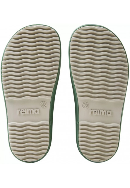 Detské barefoot gumáky Reima Ankka - Green Clay