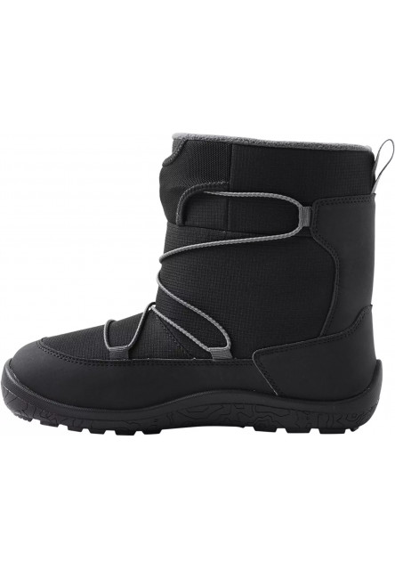 Detské zimné barefoot topánky s membránou Reima Ensilumi Junior - Black