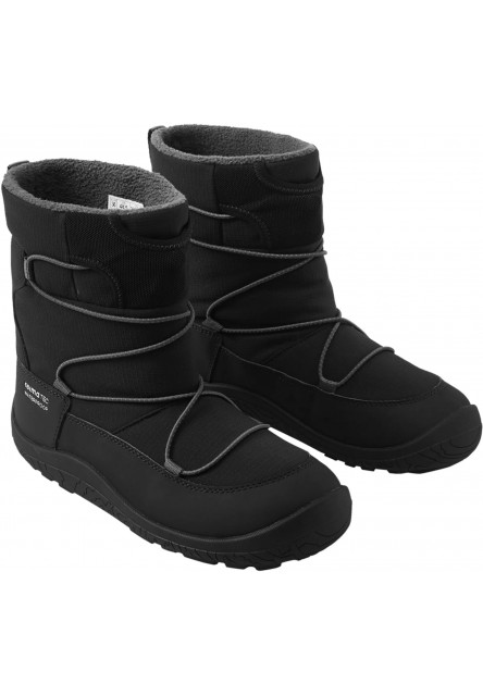 Detské zimné barefoot topánky s membránou Reima Ensilumi Junior - Black