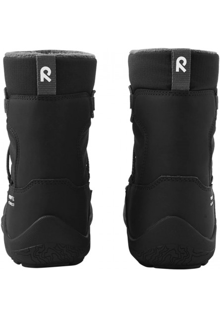 Detské zimné barefoot topánky s membránou Reima Ensilumi Junior - Black