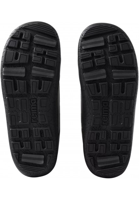 Detské zimné barefoot topánky s membránou Reima Ensilumi Junior - Black