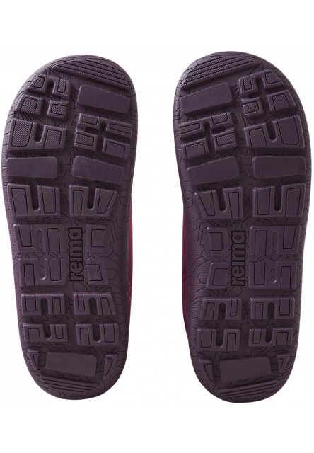 Detské barefoot topánky s membránou Reima Loikkii - Cool Burgundy
