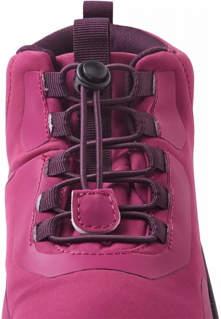 Detské barefoot topánky s membránou Reima Loikkii - Cool Burgundy