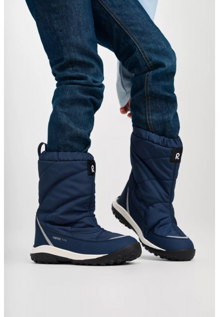 Detské zimné topánky s membránou Reima Kinoskin - Navy