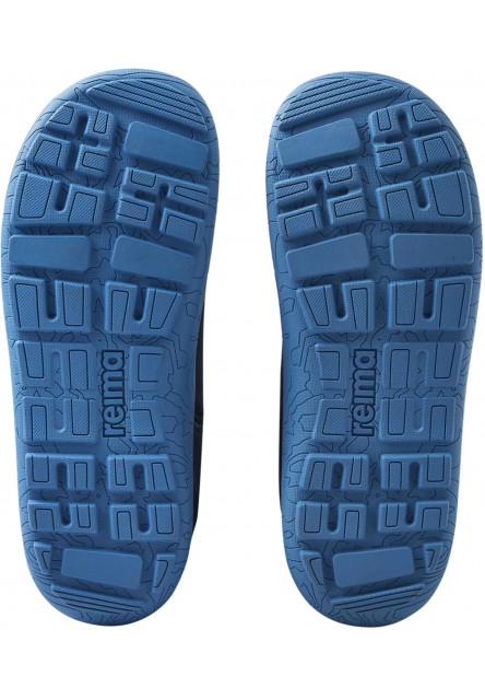 Detské barefoot topánky s membránou Reima Loikkii - Navy