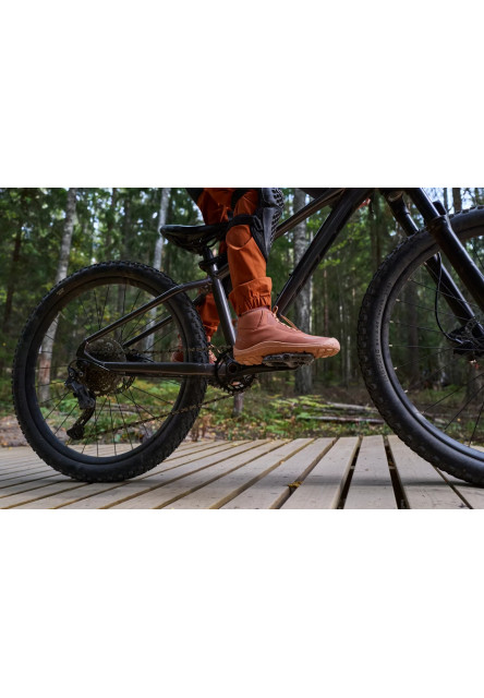 Detské barefoot topánky s membránou Reima Loikkii - Cinnamon brown