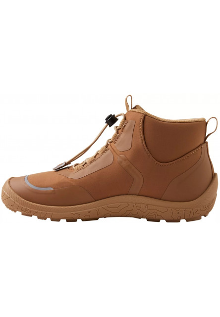 Detské barefoot topánky s membránou Reima Loikkii - Cinnamon brown