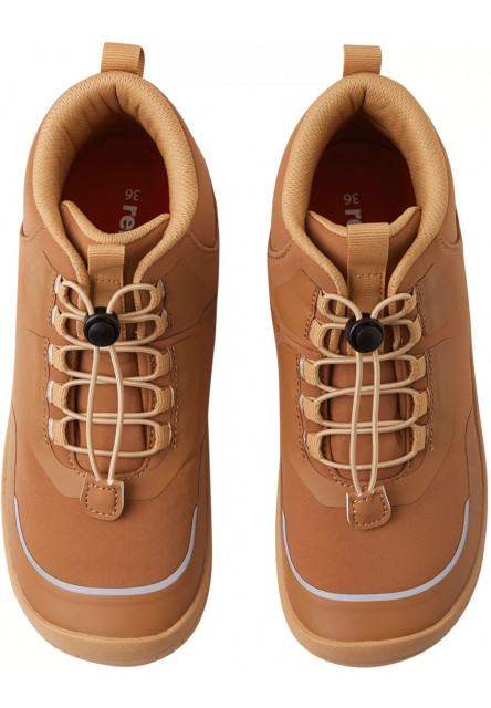 Detské barefoot topánky s membránou Reima Loikkii - Cinnamon brown