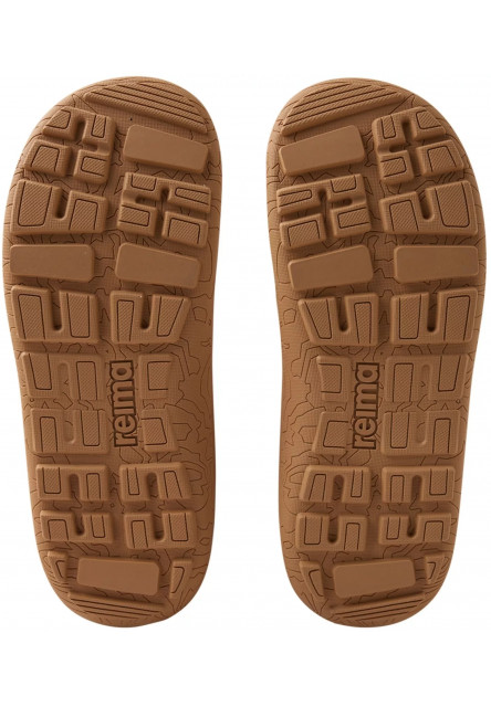 Detské barefoot topánky s membránou Reima Loikkii - Cinnamon brown