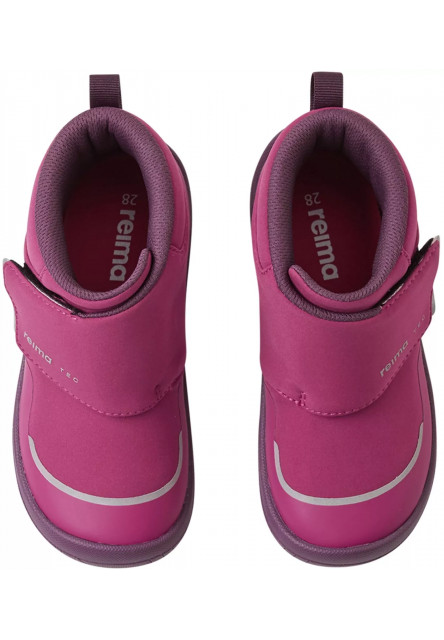 Detské barefoot topánky s membránou Reima Hyppii - Cool burgundy
