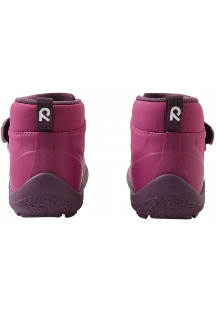 Detské barefoot topánky s membránou Reima Hyppii - Cool burgundy