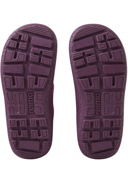 Detské barefoot topánky s membránou Reima Hyppii - Cool burgundy