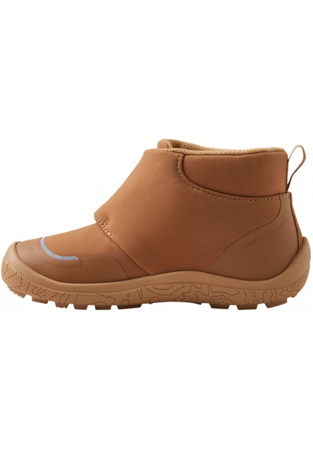 Detské barefoot topánky s membránou Reima Hyppii - Cinnamon brown