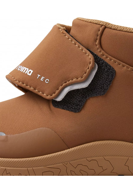 Detské barefoot topánky s membránou Reima Hyppii - Cinnamon brown