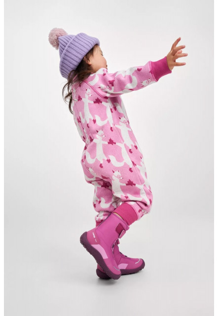 Detské zimné topánky s membránou Reima Talvella Kids - Black