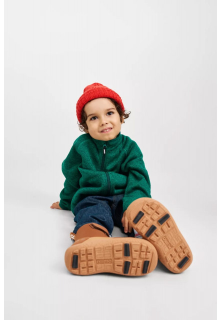 Detské zimné topánky s membránou Reima Talvella Kids - Black