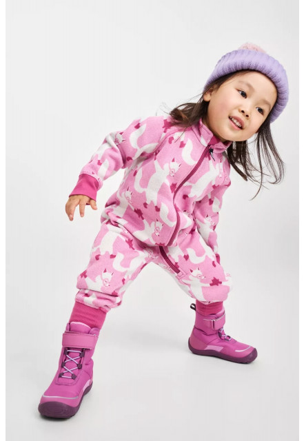 Detské zimné topánky s membránou Reima Talvella Kids - Red Violet