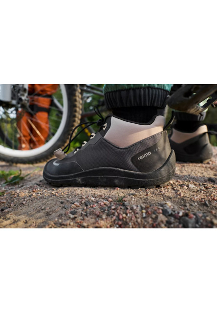 Detské barefoot topánky s membránou Reima Sankari - Soft black