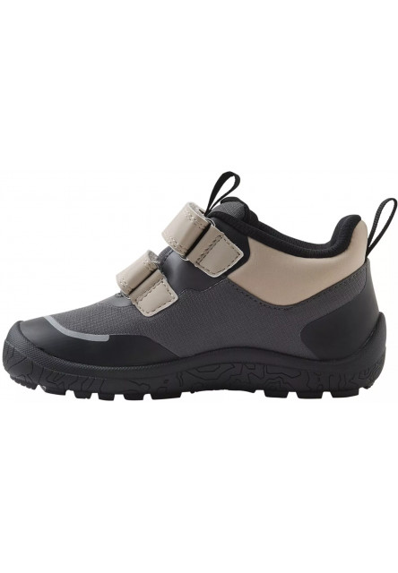 Detské barefoot topánky s membránou Reima Viikari - Soft black