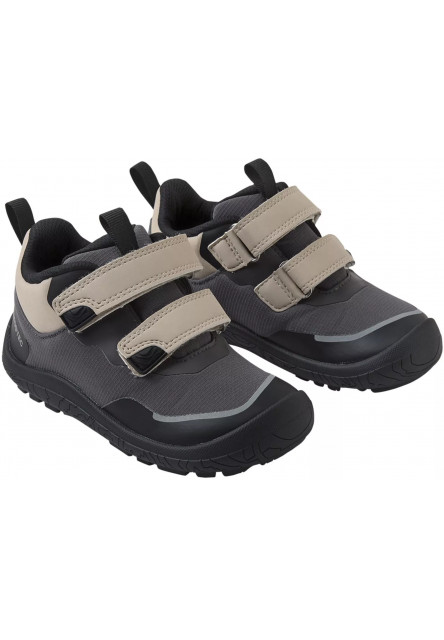 Detské barefoot topánky s membránou Reima Viikari - Soft black
