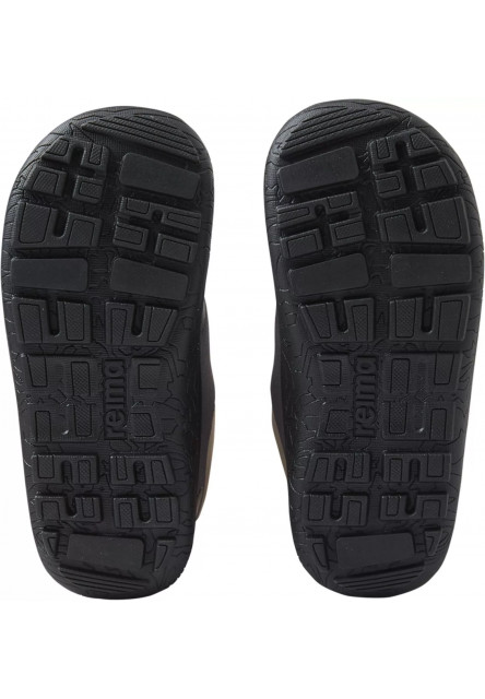 Detské barefoot topánky s membránou Reima Viikari - Soft black