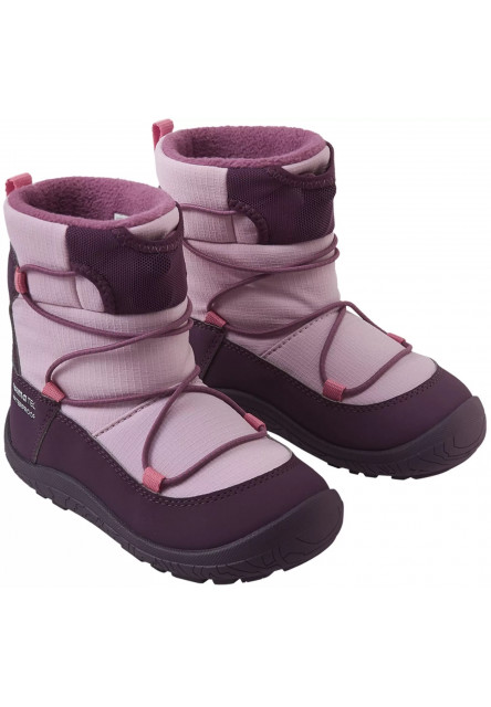 Detské zimné barefoot topánky s membránou Reima Ensilumi Kids - Deep purple