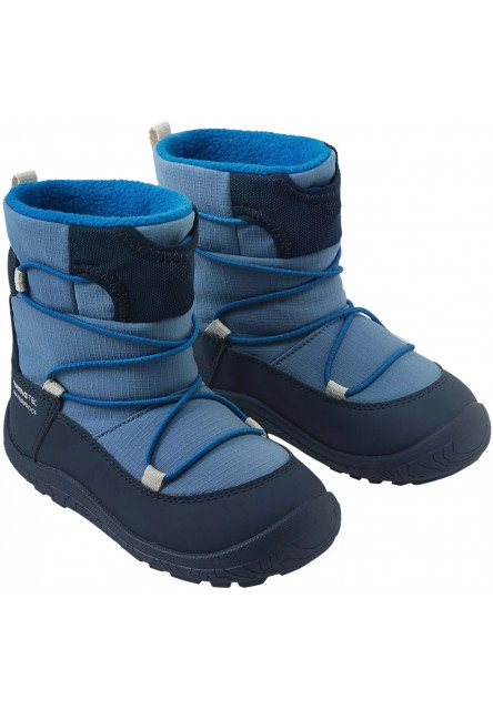 Detské zimné barefoot topánky s membránou Reima Ensilumi Kids - Navy
