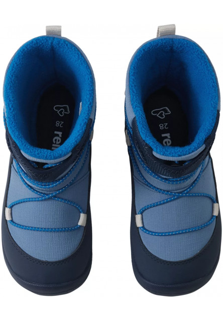 Detské zimné barefoot topánky s membránou Reima Ensilumi Kids - Navy