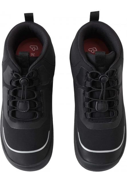 Detské barefoot topánky s membránou Reima Loikkii - Black
