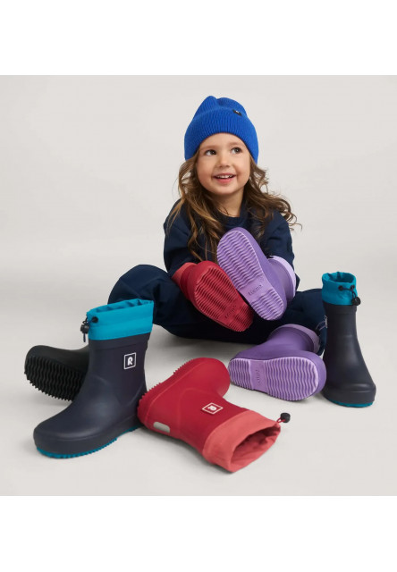 Detské barefoot gumáky Reima Thermo-Ankka - black