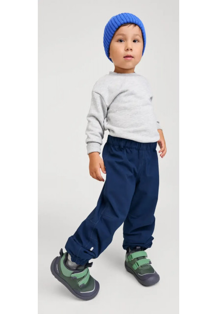 Detské barefoot topánky s membránou Reima Viikari - Soft black