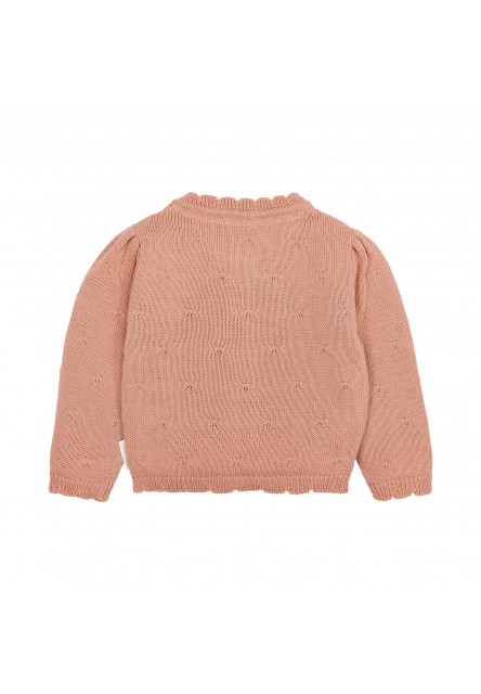 Kardigan pletený Deep Pink vel. 80