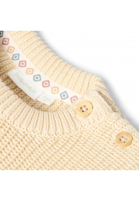 Svetřík pletený Warm Taupe vel. 80