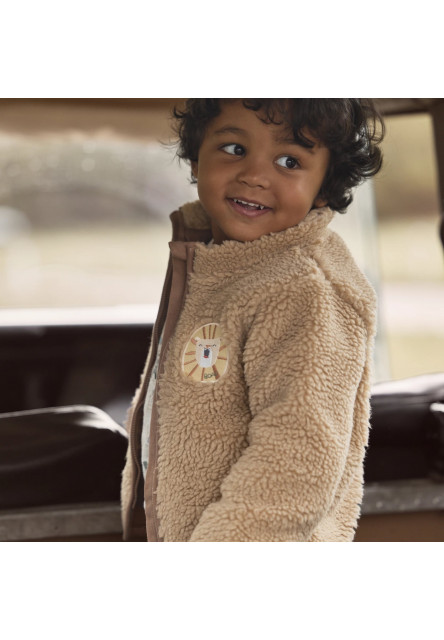 Kabátek Teddy Warm Taupe vel. 80