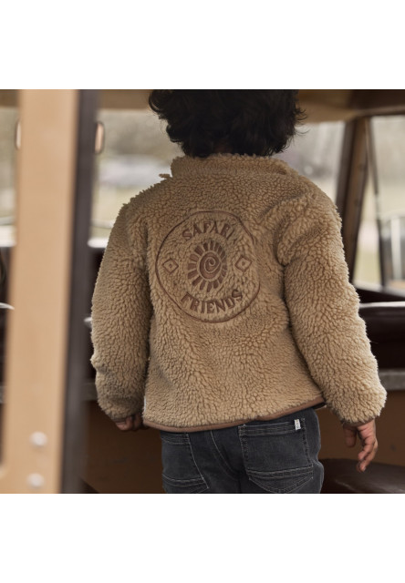 Kabátek Teddy Warm Taupe vel. 86