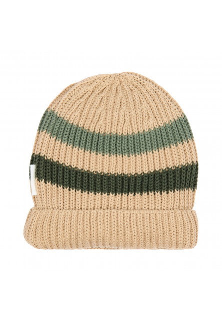 Čepička pletená Warm Taupe vel. 74-86