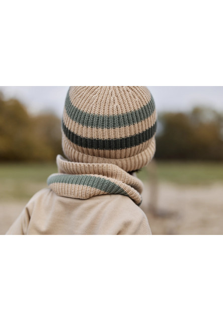 Čepička pletená Warm Taupe vel. 92-104