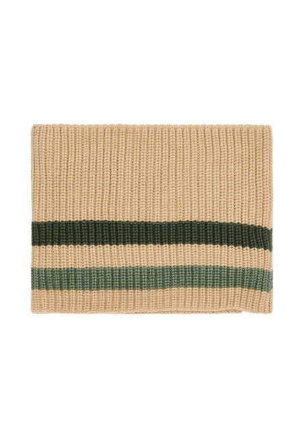 Šála pletená kruhová Warm Taupe One Size